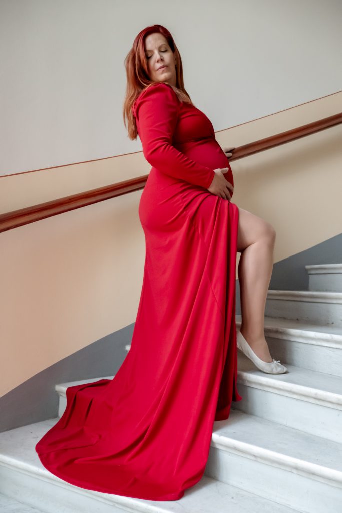 kundgarderob gravidklänning