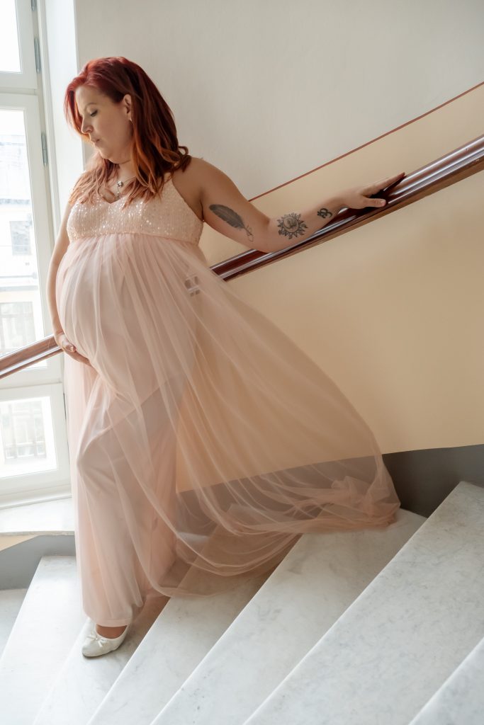 kundgarderob gravidklänning