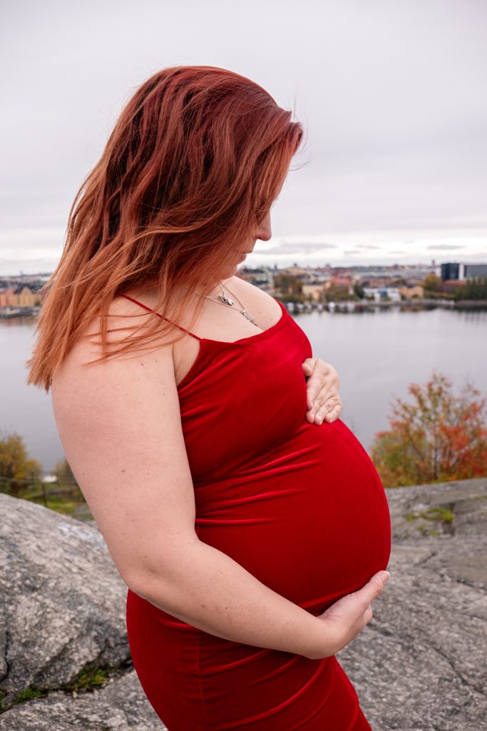 kundgarderob gravidklänning
