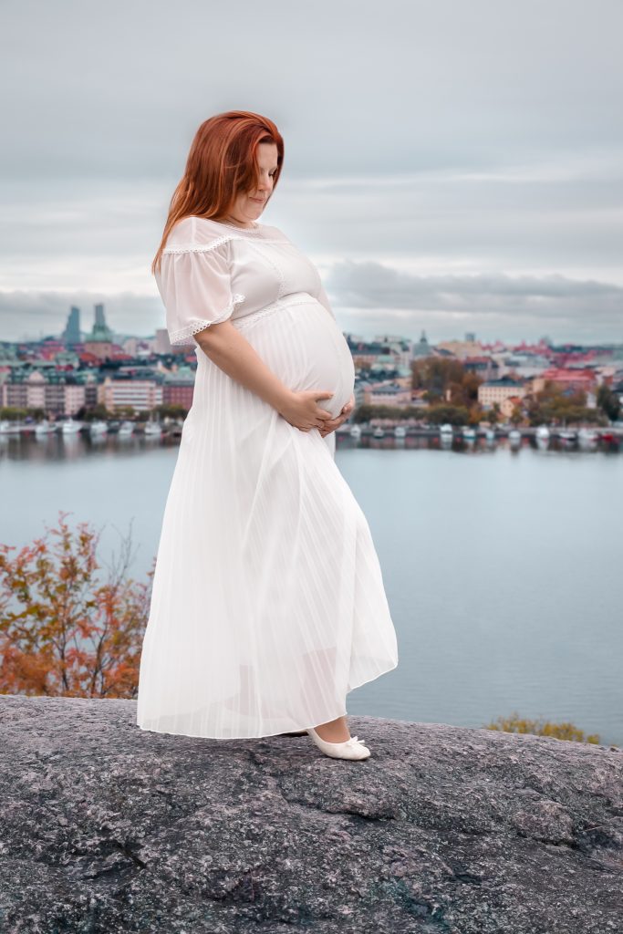 kundgarderob gravidklänning